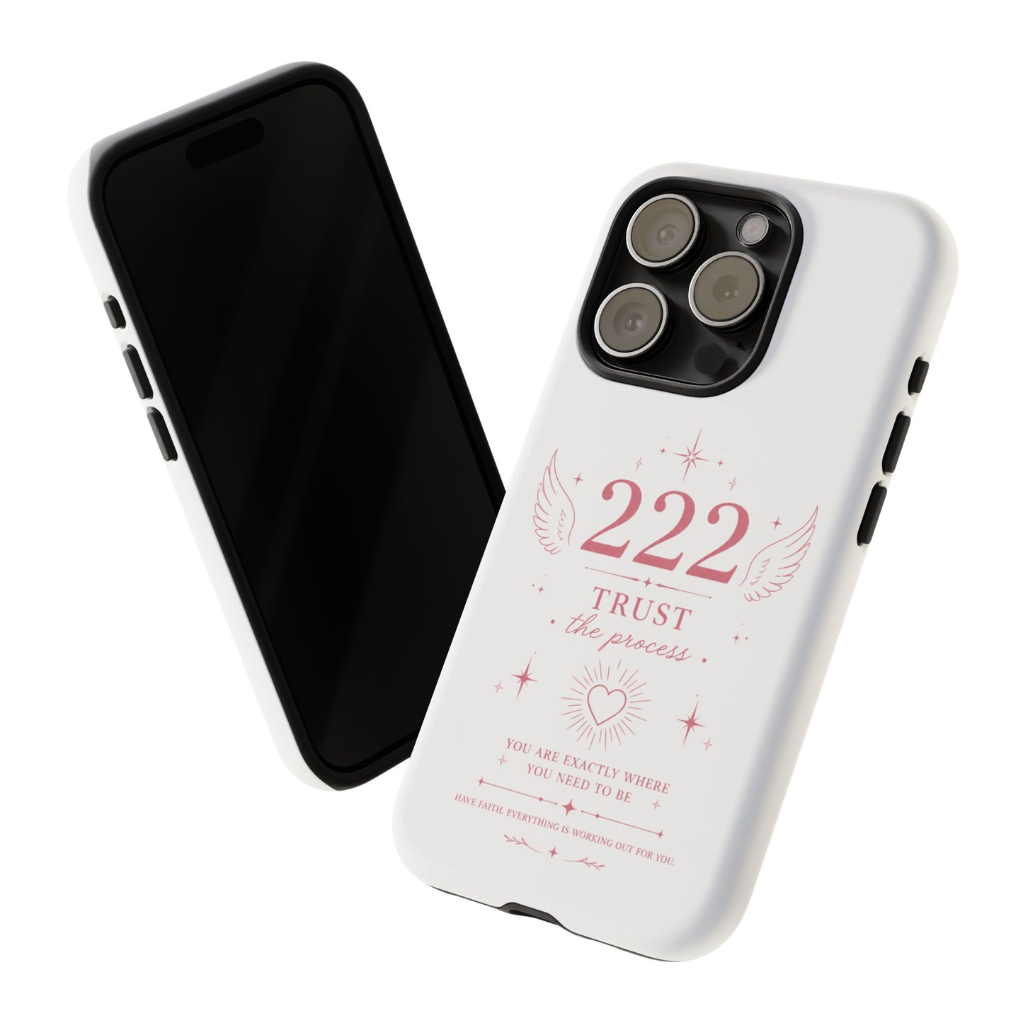 222 Trust the Process Phone Case — Angel Number Spiritual iPhone Case