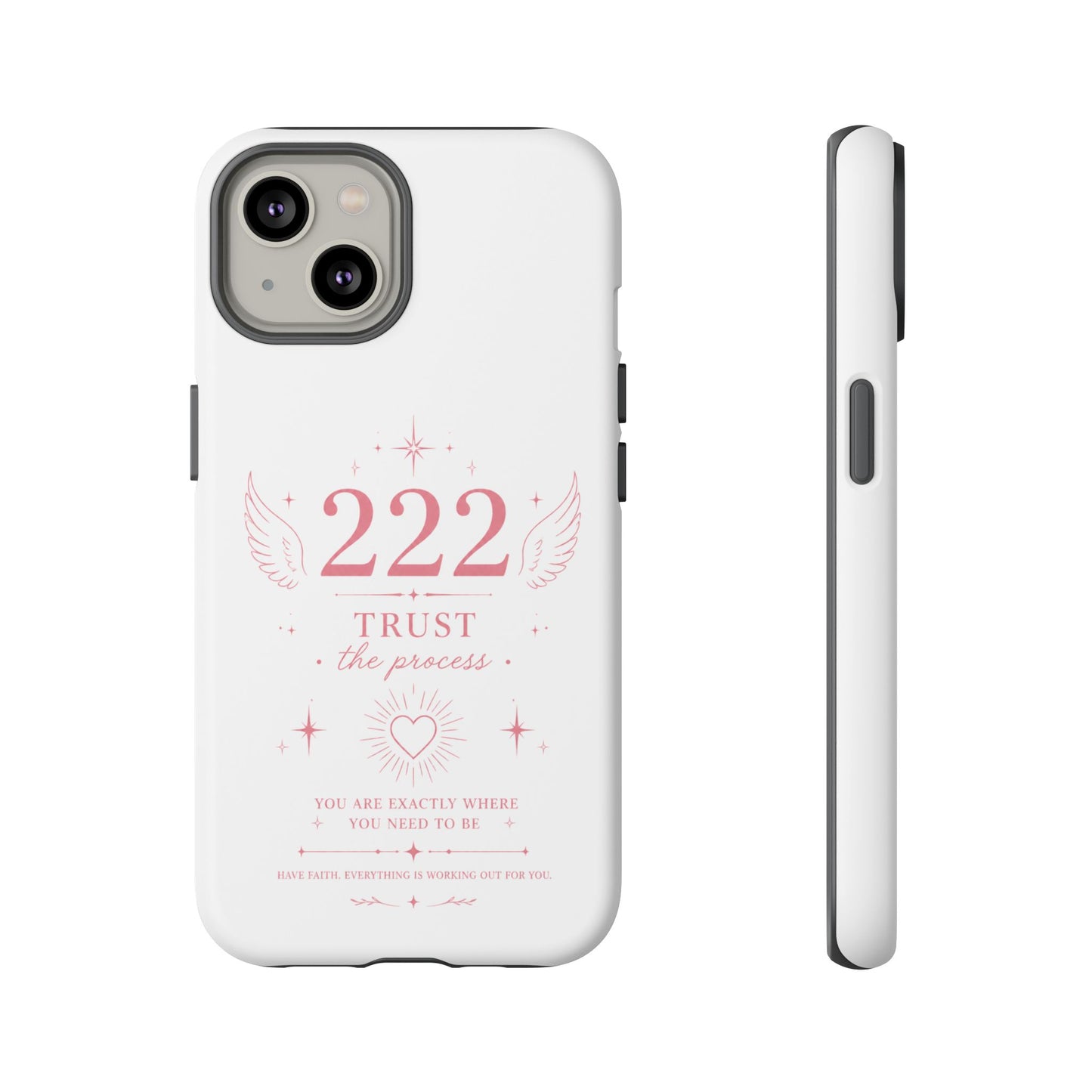 222 Trust the Process Phone Case — Angel Number Spiritual iPhone Case