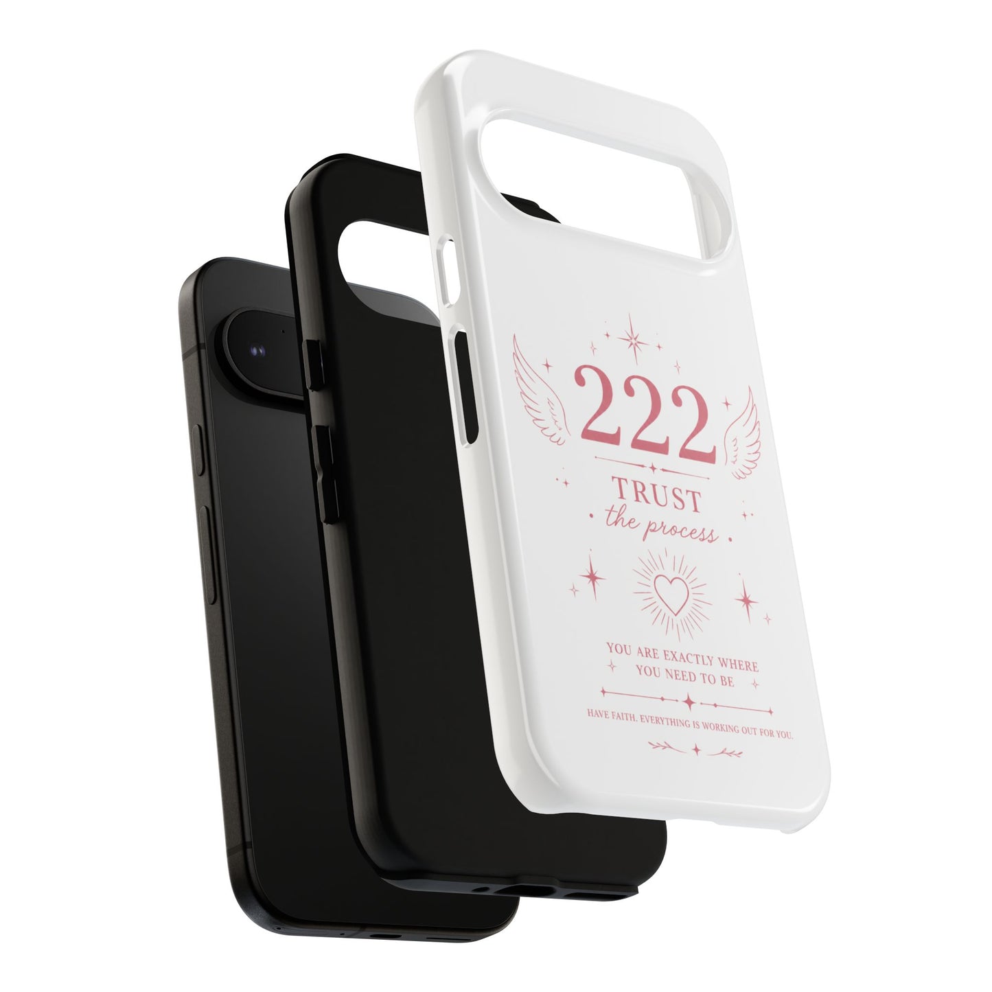 222 Trust the Process Phone Case — Angel Number Spiritual iPhone Case
