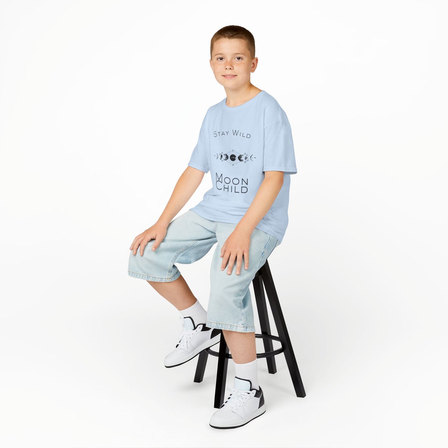 Kids 'Moon Child' Tee — Stay Wild Phases of the Moon Kids T-Shirt