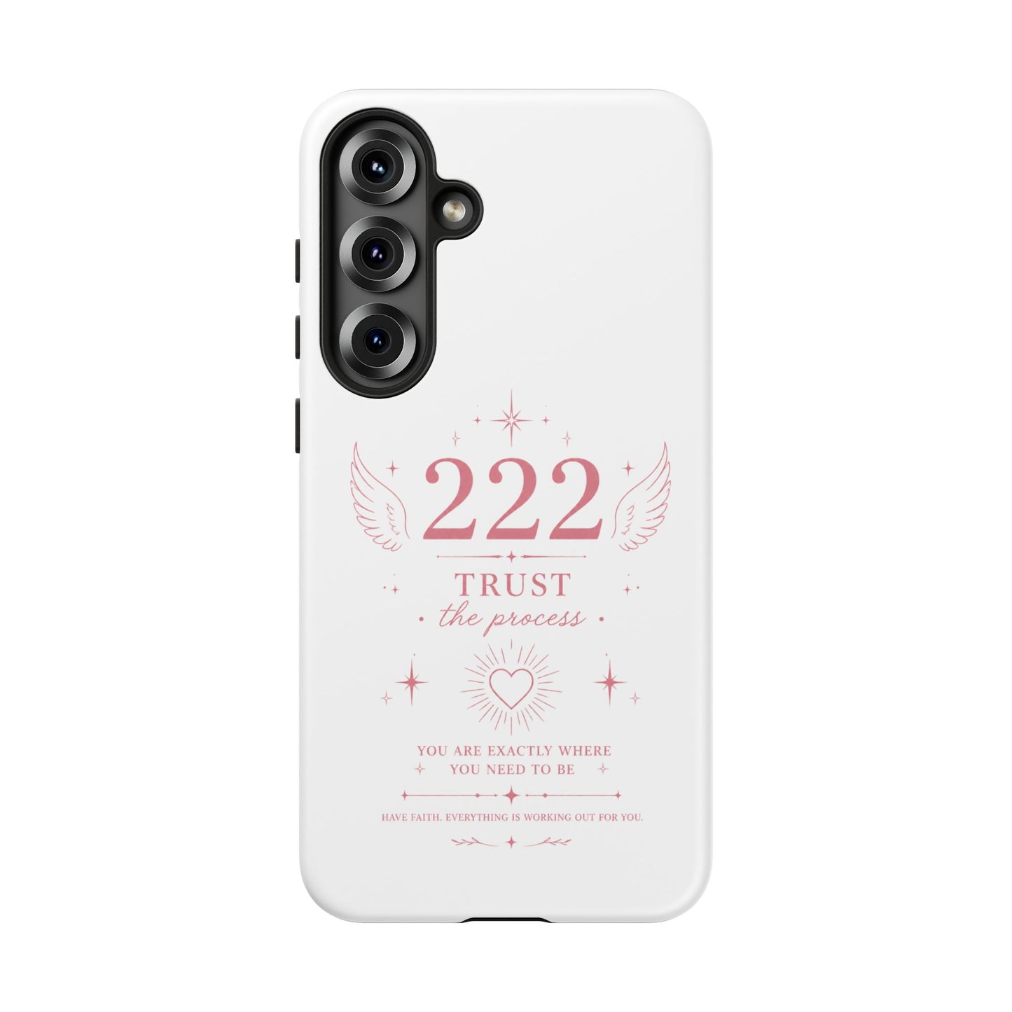 222 Trust the Process Phone Case — Angel Number Spiritual iPhone Case