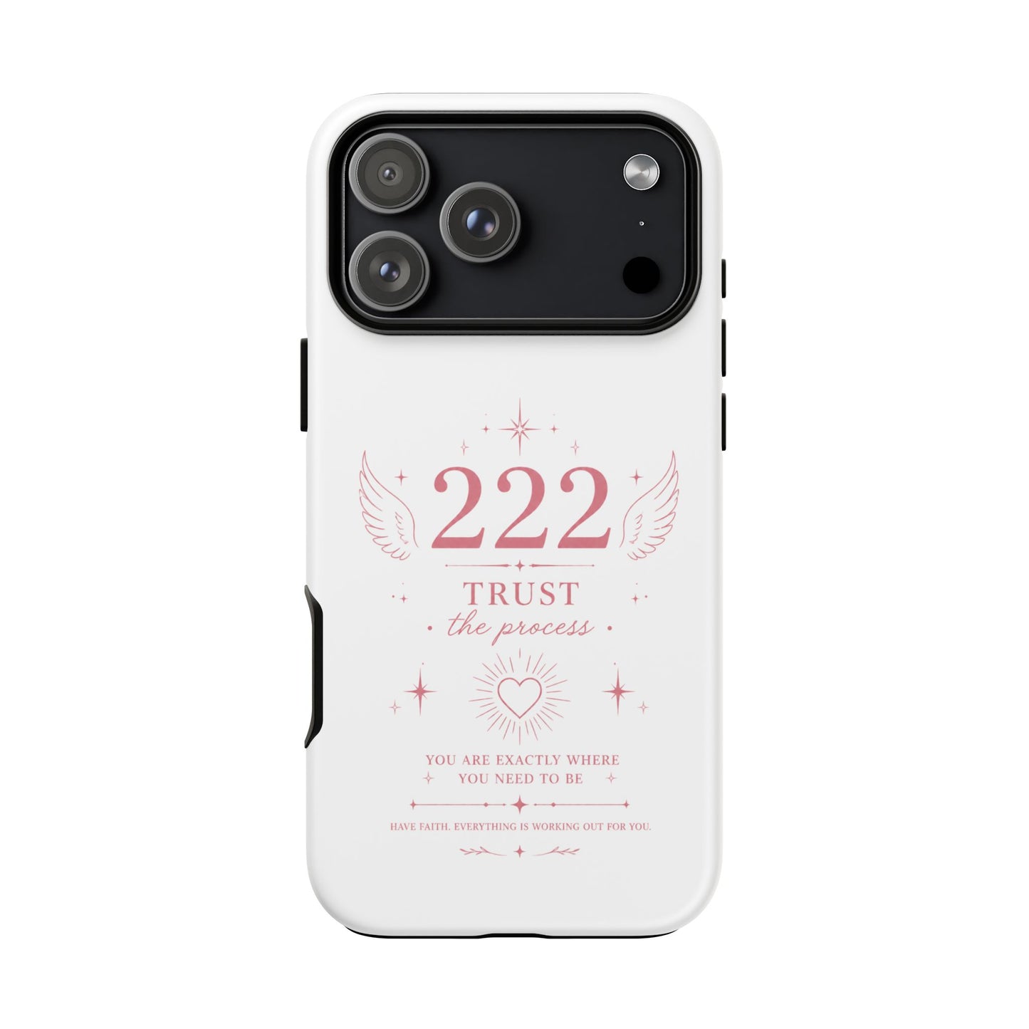 222 Trust the Process Phone Case — Angel Number Spiritual iPhone Case