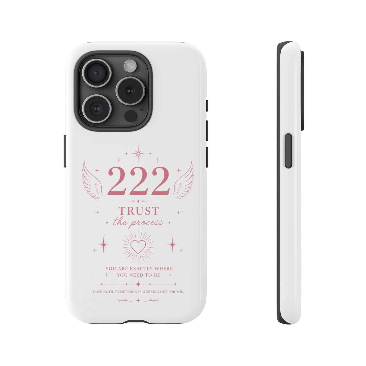 222 Trust the Process Phone Case — Angel Number Spiritual iPhone Case