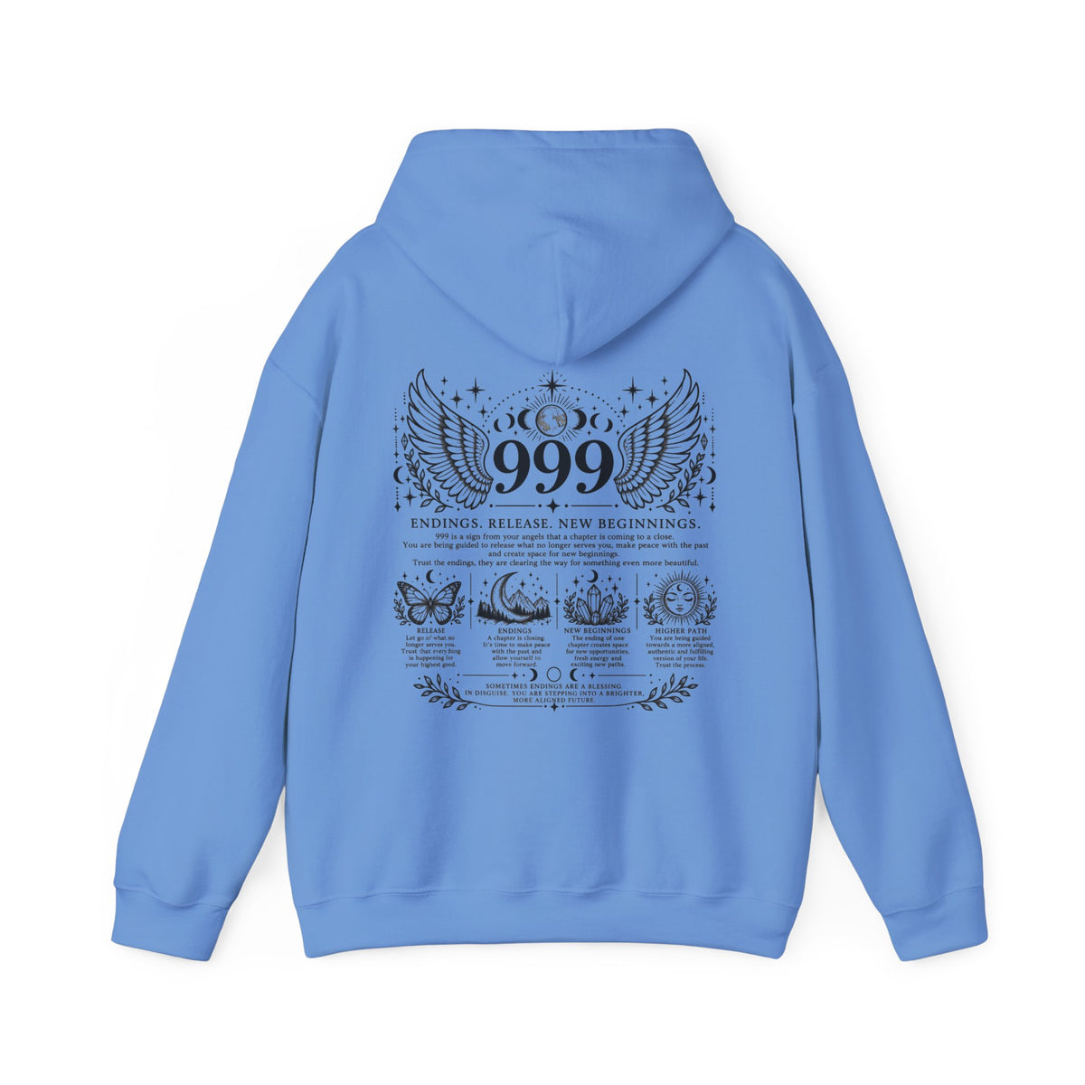999 Angel Number Hoodie | Endings, Release & New Beginnings