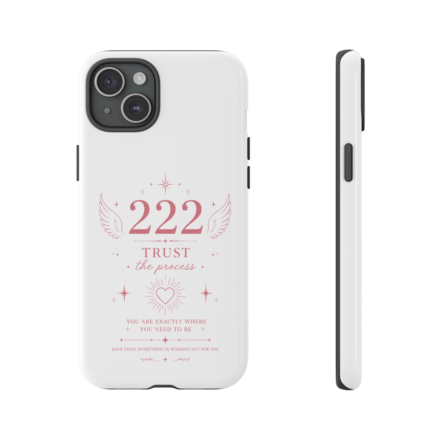 222 Trust the Process Phone Case — Angel Number Spiritual iPhone Case