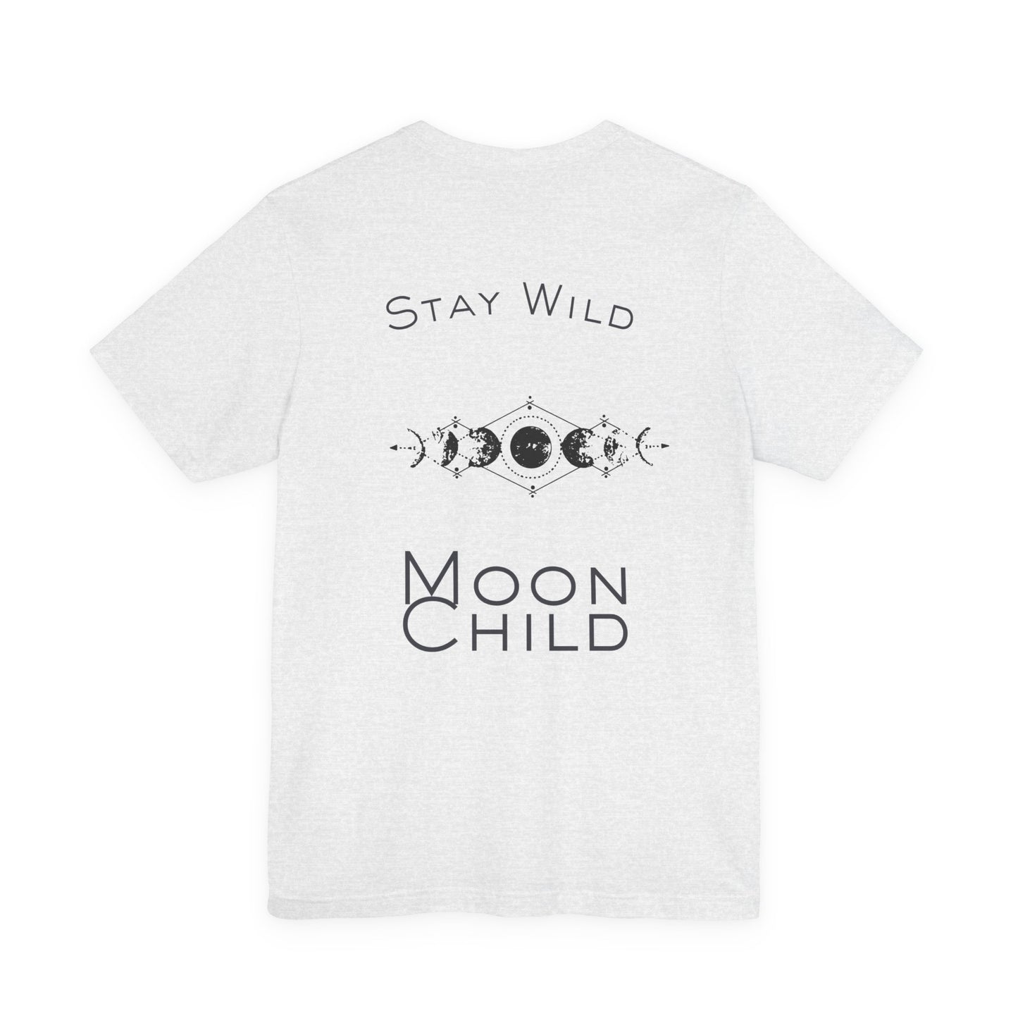 Moon Child T-Shirt — "Stay Wild" Boho Moon Phase Tee