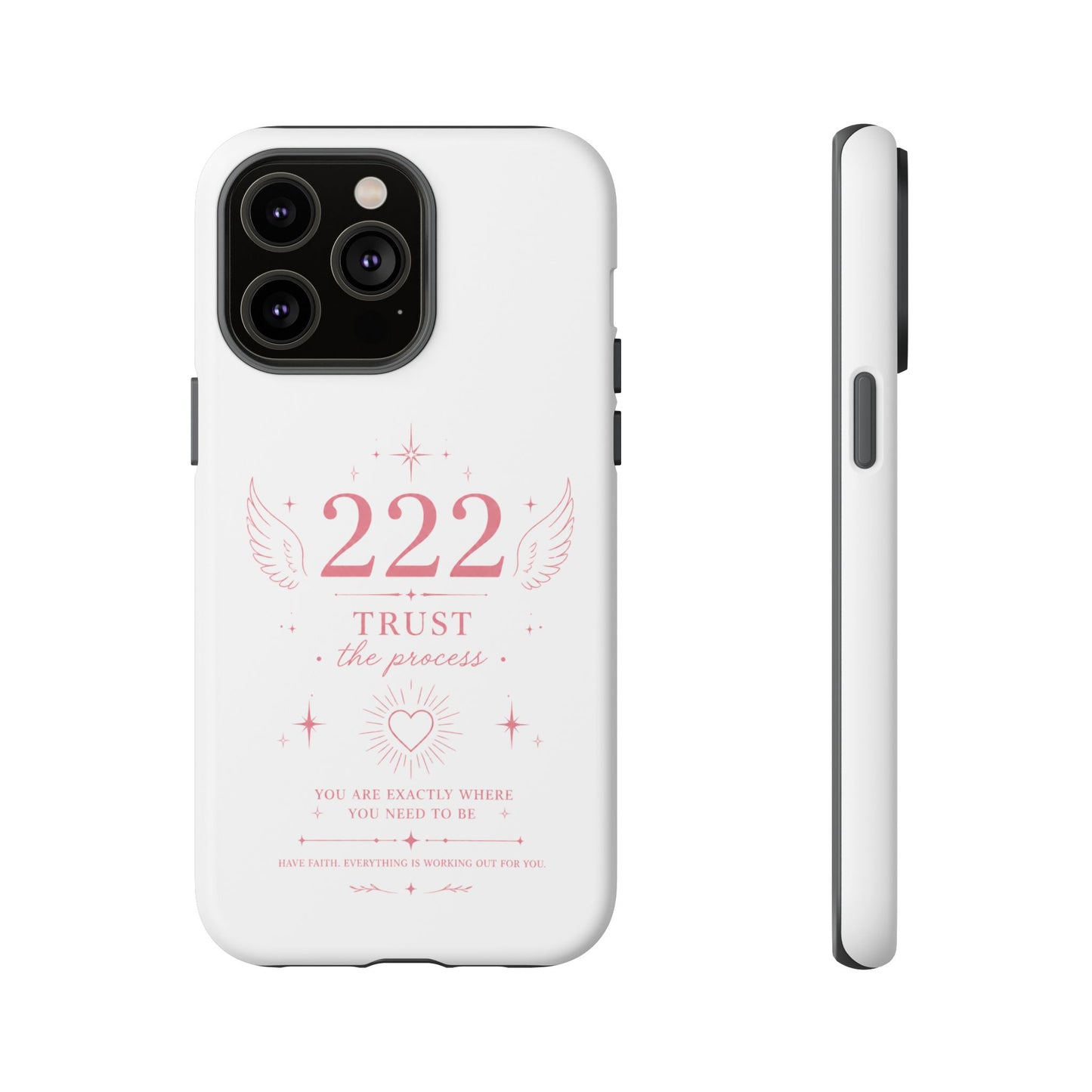 222 Trust the Process Phone Case — Angel Number Spiritual iPhone Case