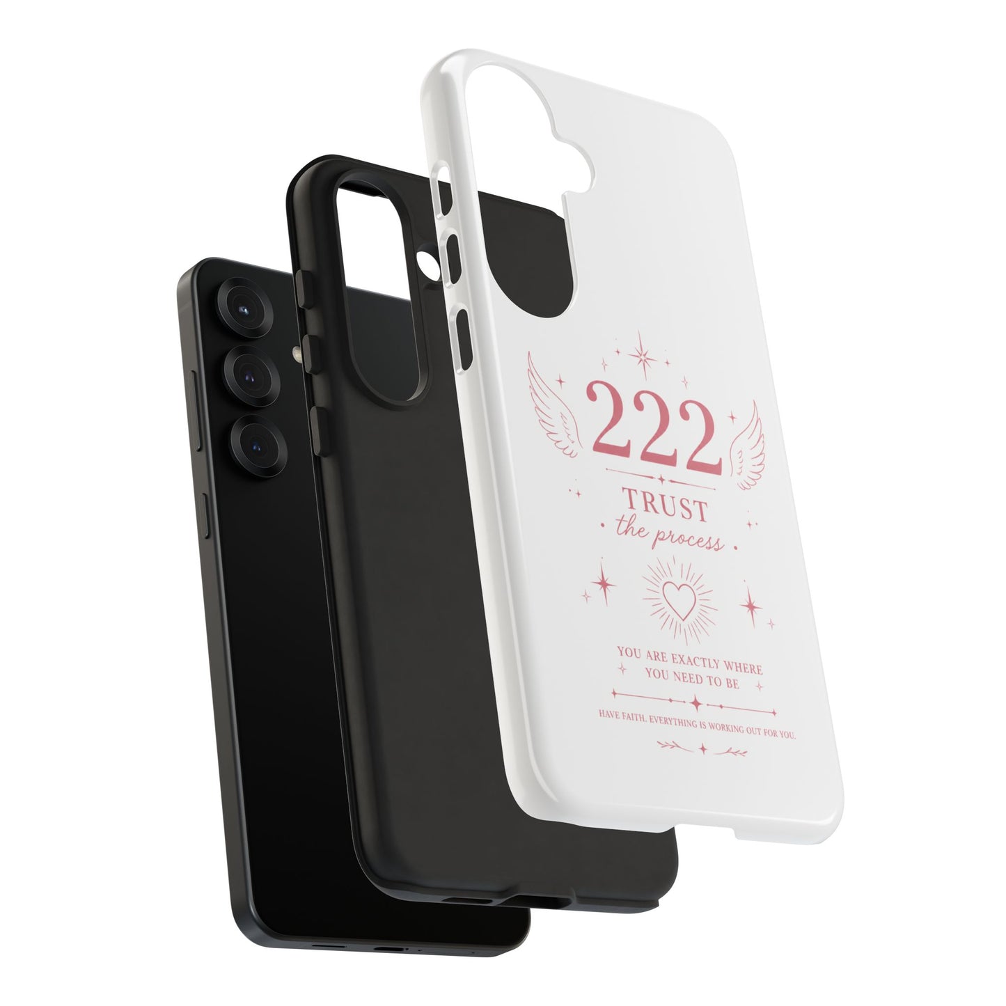 222 Trust the Process Phone Case — Angel Number Spiritual iPhone Case