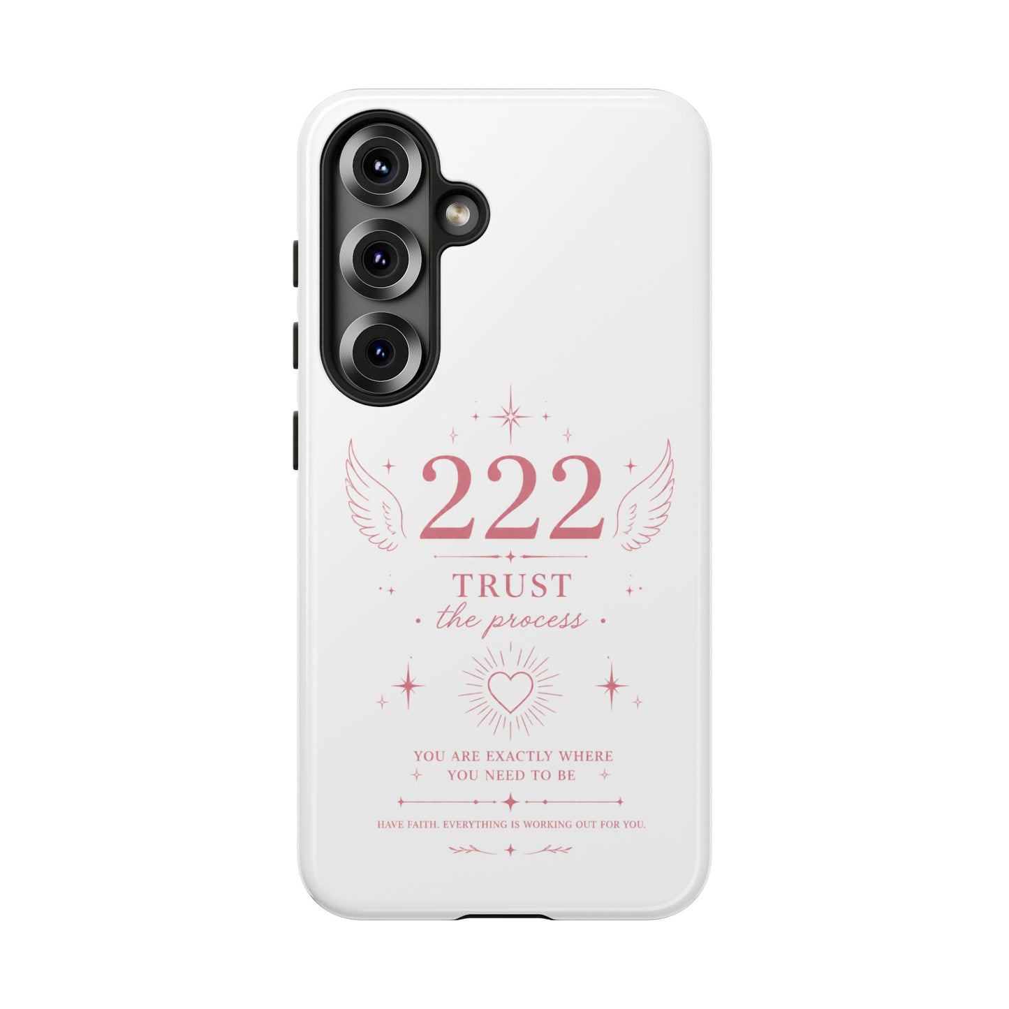 222 Trust the Process Phone Case — Angel Number Spiritual iPhone Case