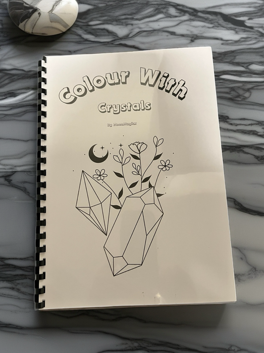Colour With Crystals Colouring Book