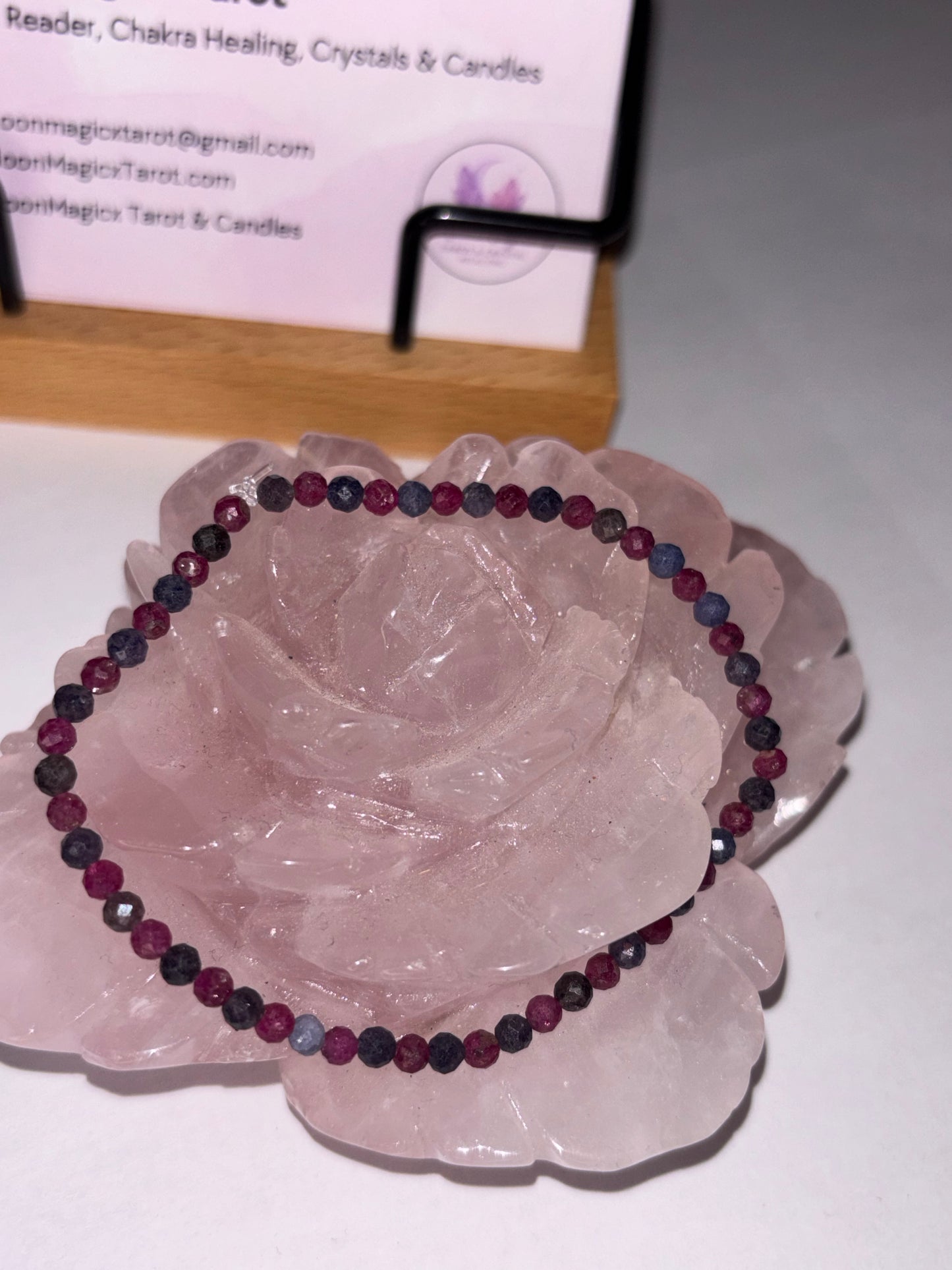 Grade A Natural Ruby Sapphire Bracelet