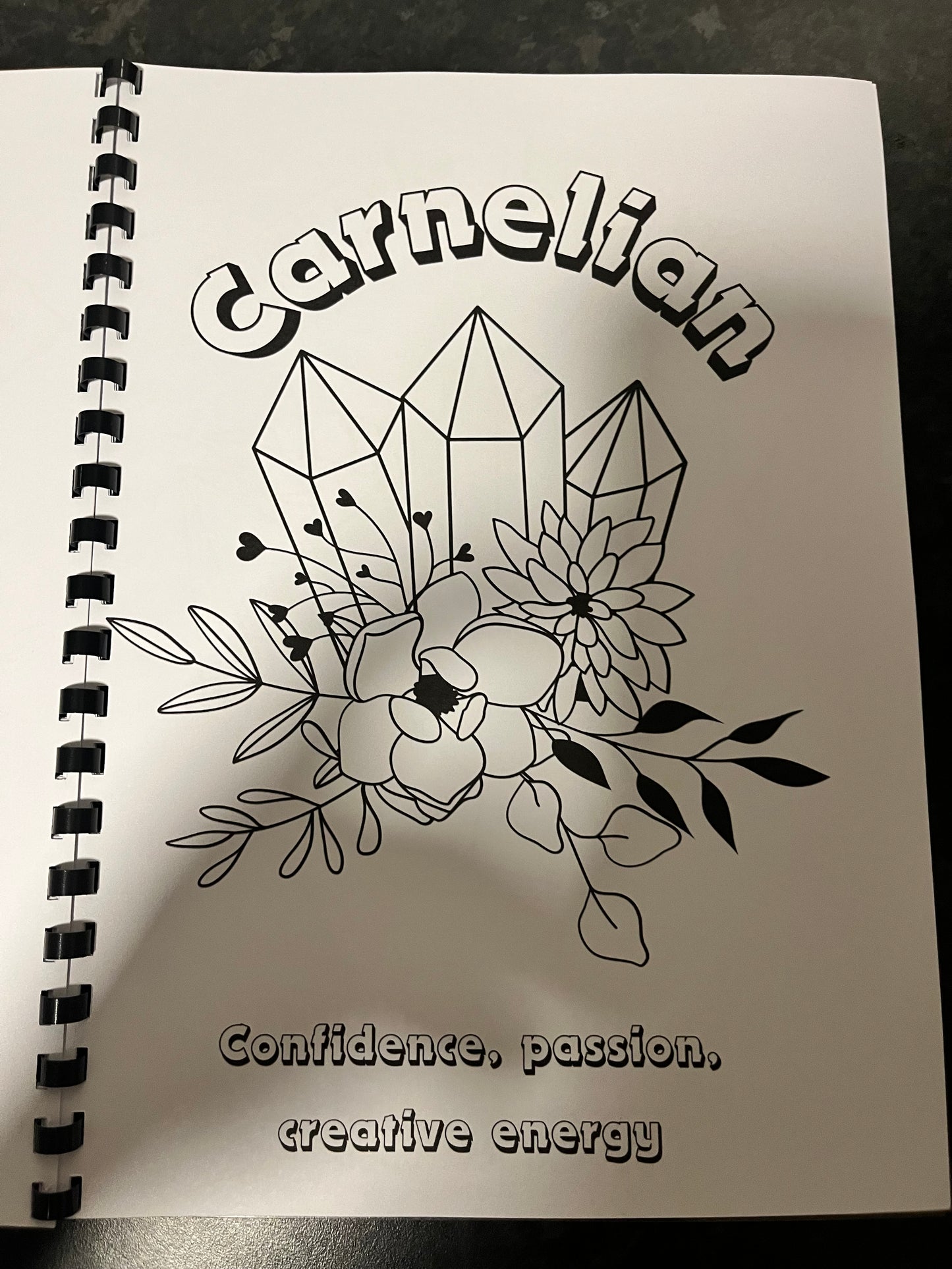 Colour With Crystals Colouring Book