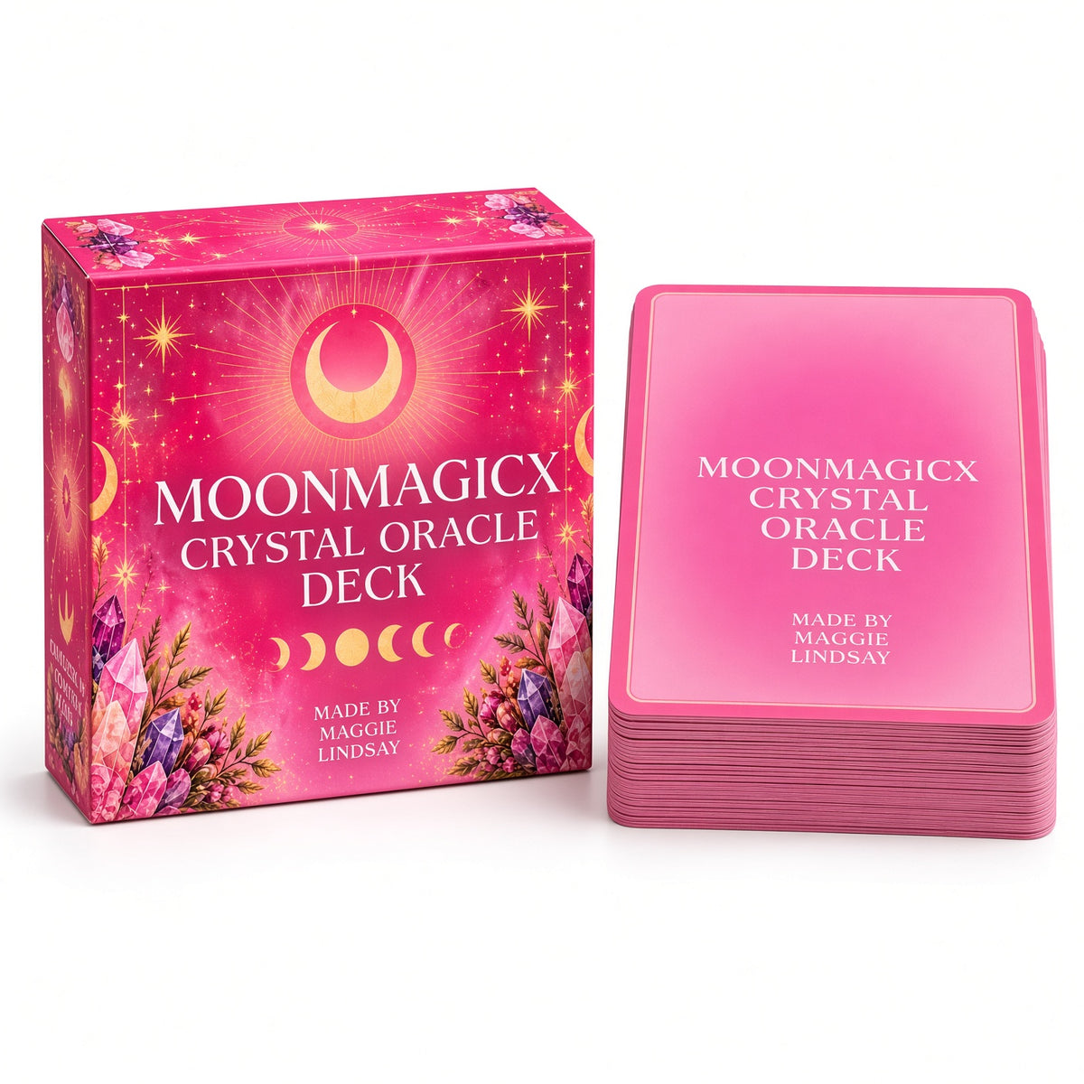 The MoonMagicx Crystal Oracle Deck First Edition