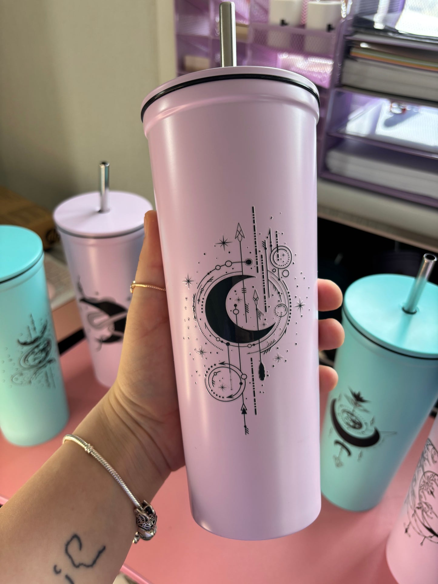 MoonMagicx Celestial Stainless Steel Tumbler