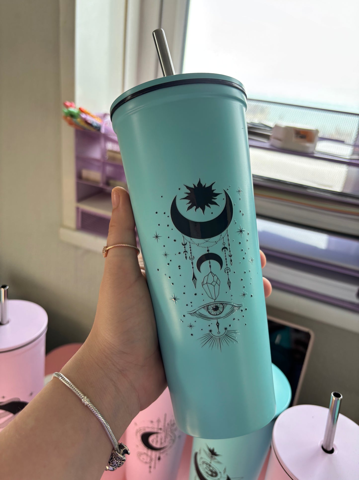 MoonMagicx Celestial Stainless Steel Tumbler