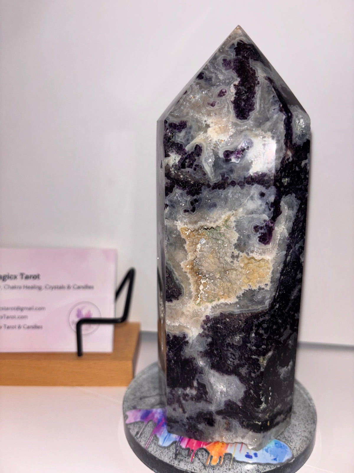 Purple Sphalerite Tower