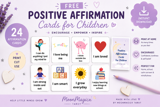 FREE Printable Positive Affirmation Cards For Children ✨