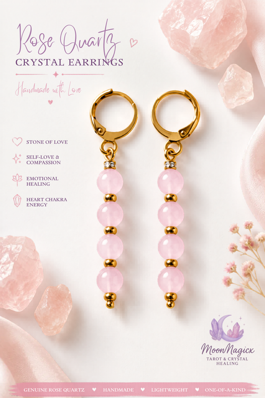 Rose Quartz Earrings
