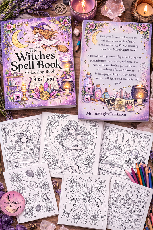 The Witches Spell Book Colouring Book