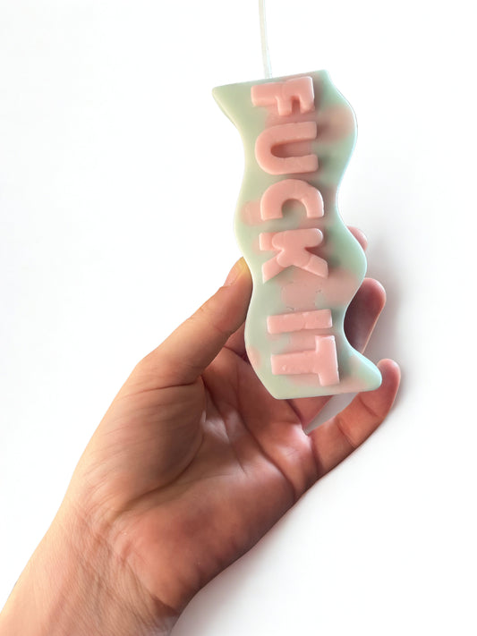 F*ck it Candle