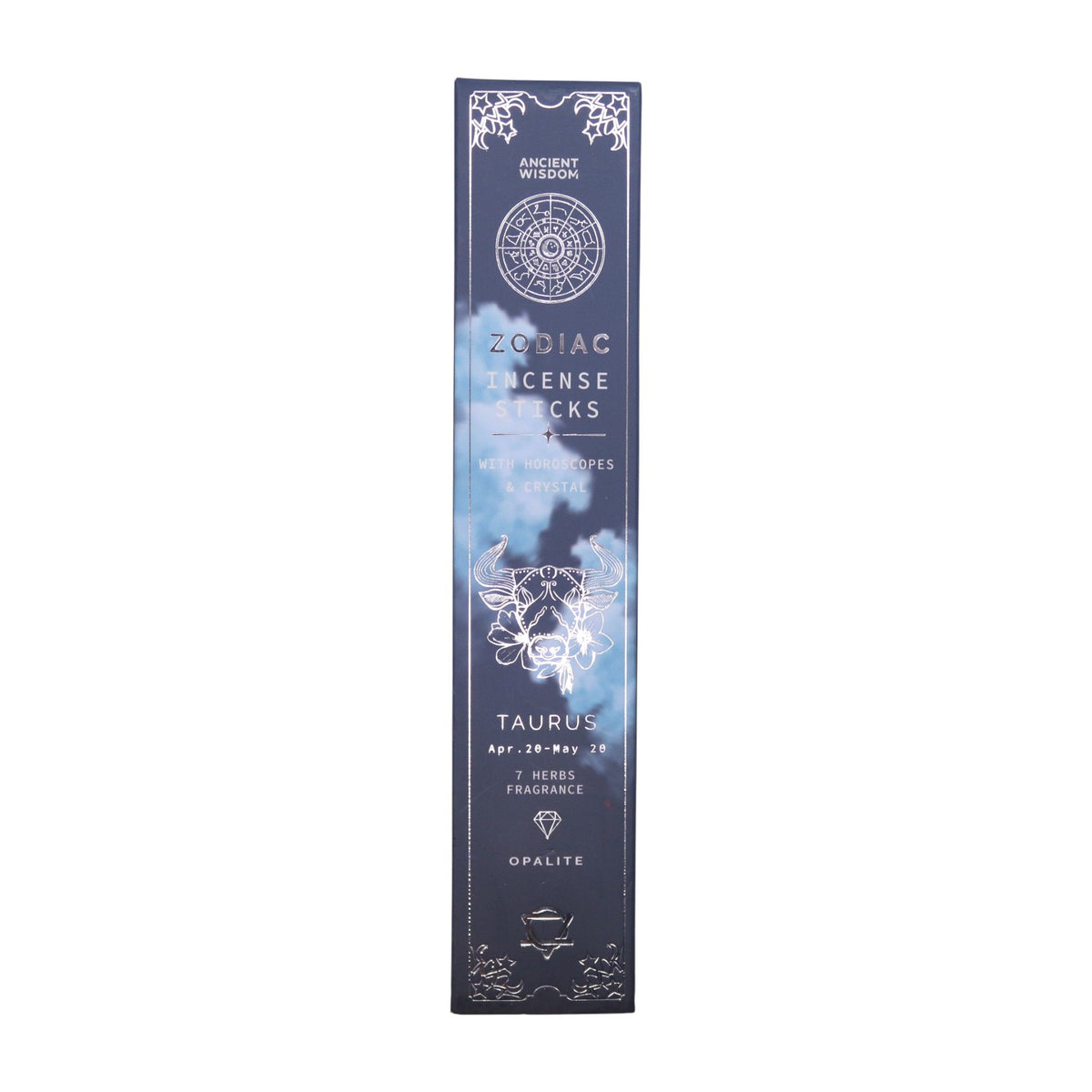 7 Herbs Zodiac Gemstone Crystal Incense - Taurus