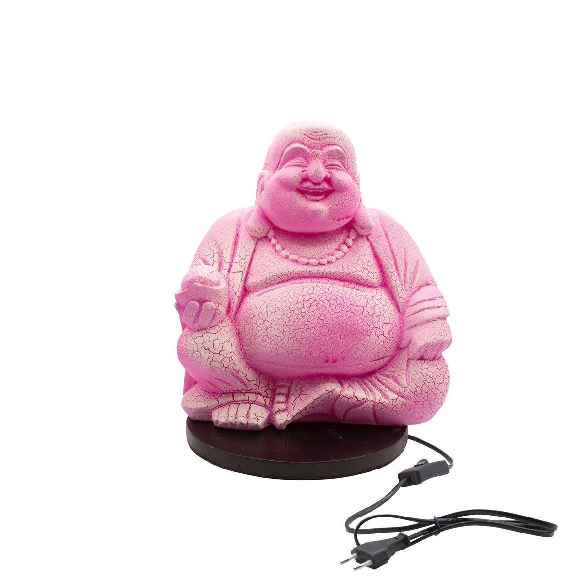 Laughing Buddha Lamp Dragonfruit - Round Stand
