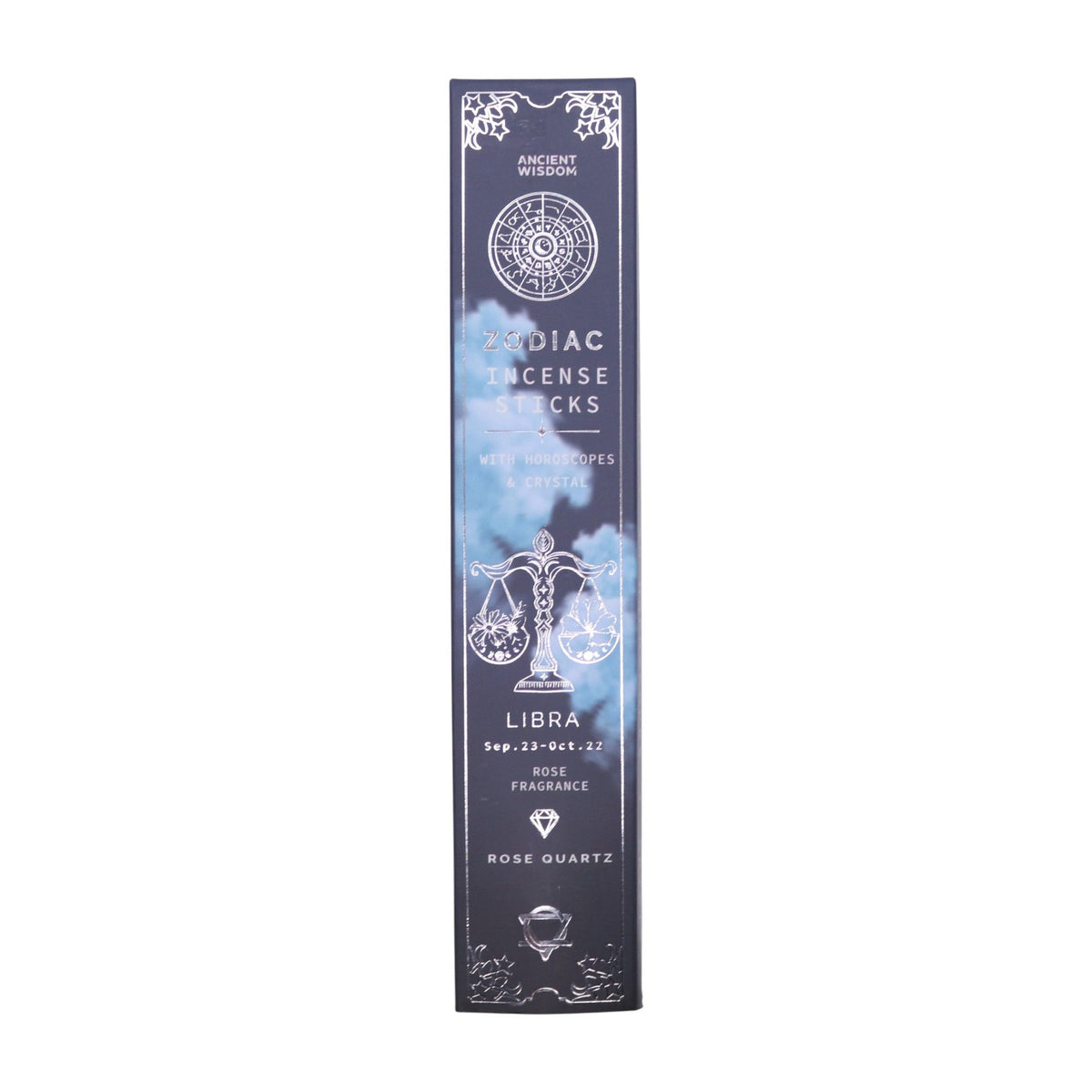 Rose Zodiac Gemstone Crystal Incense - Libra