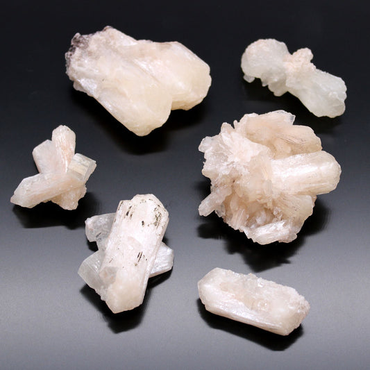 Stilbite Combination with Appophyllite 20-30mm - Set of 6
