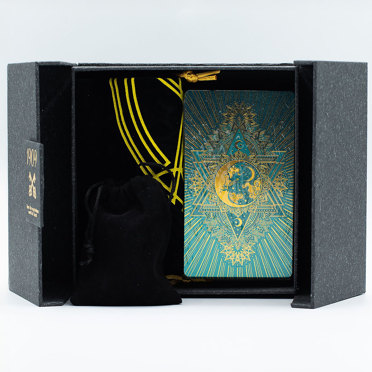 Gold & Turquoise Foil Tarot Card -  Gift Set