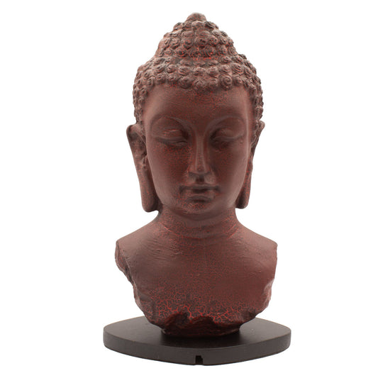 Buddha Bust Lamp Molton Lava - Oval stand