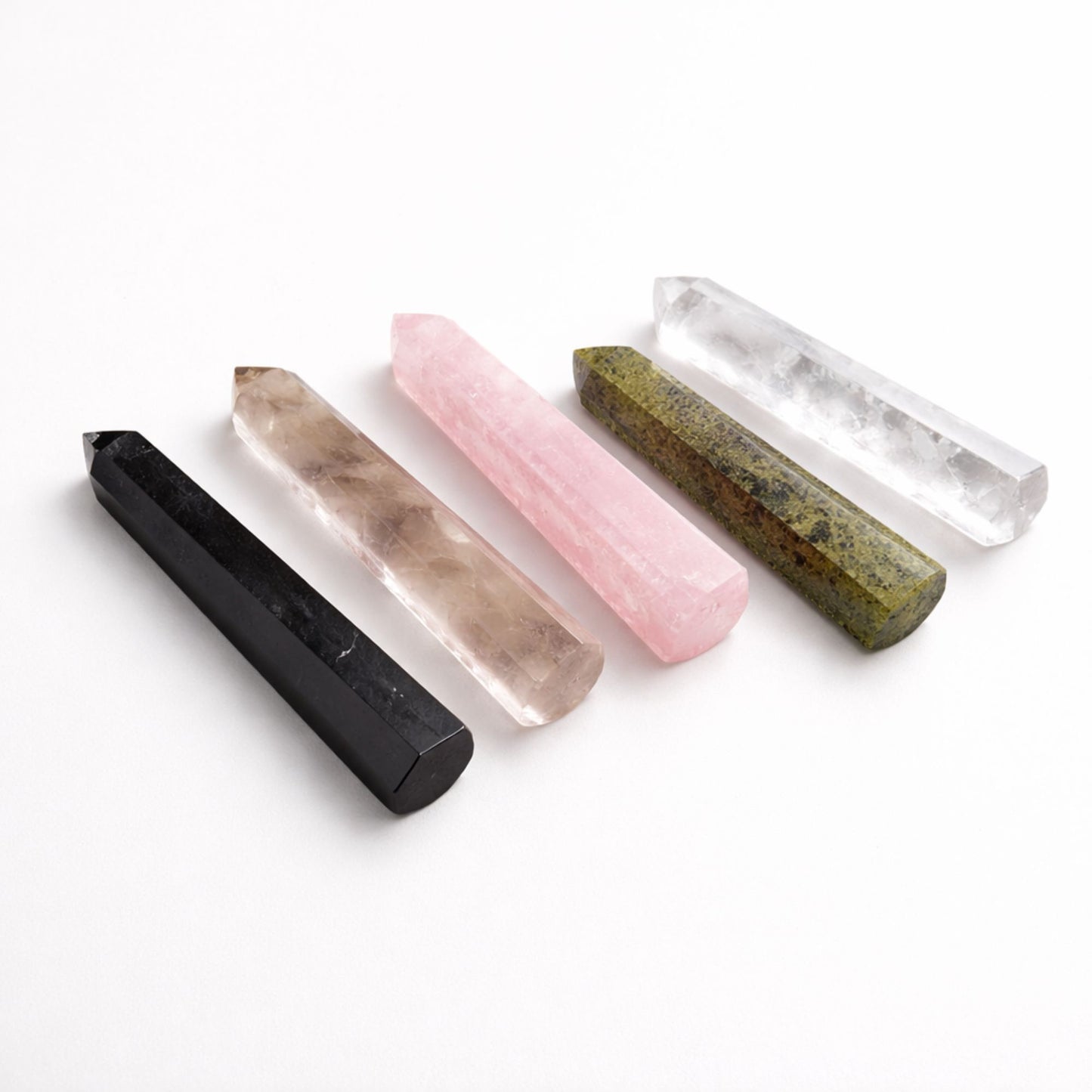 Gemstone Six Face Obelisk Point approx 11cm  - Clear Quartz