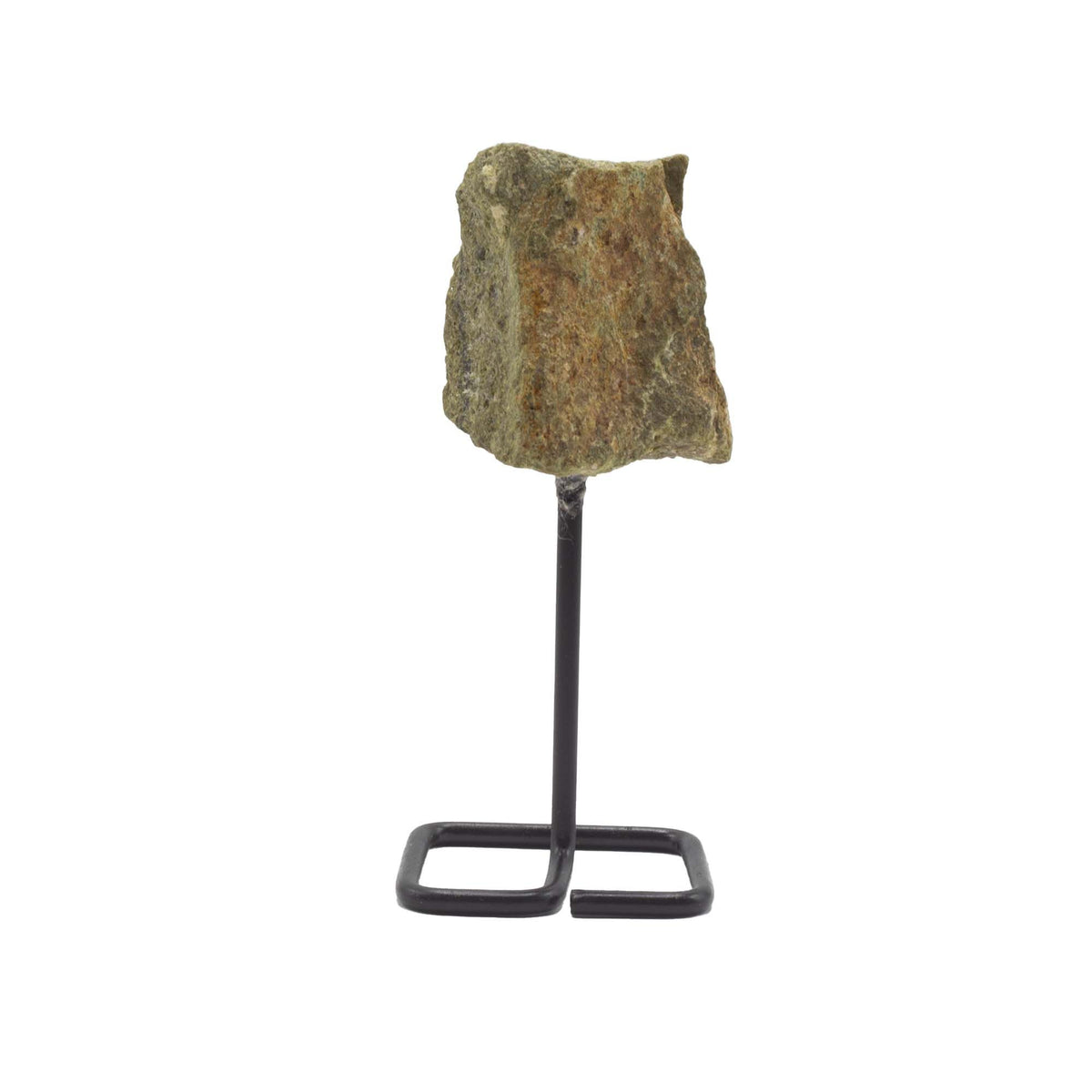 Mineral Specimen on Metal Stand - Epidote