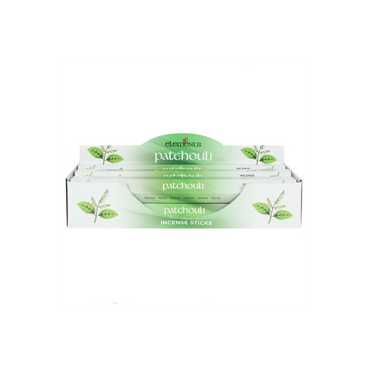 Set of 6 Packets of Elements Patchouli Incense Sticks