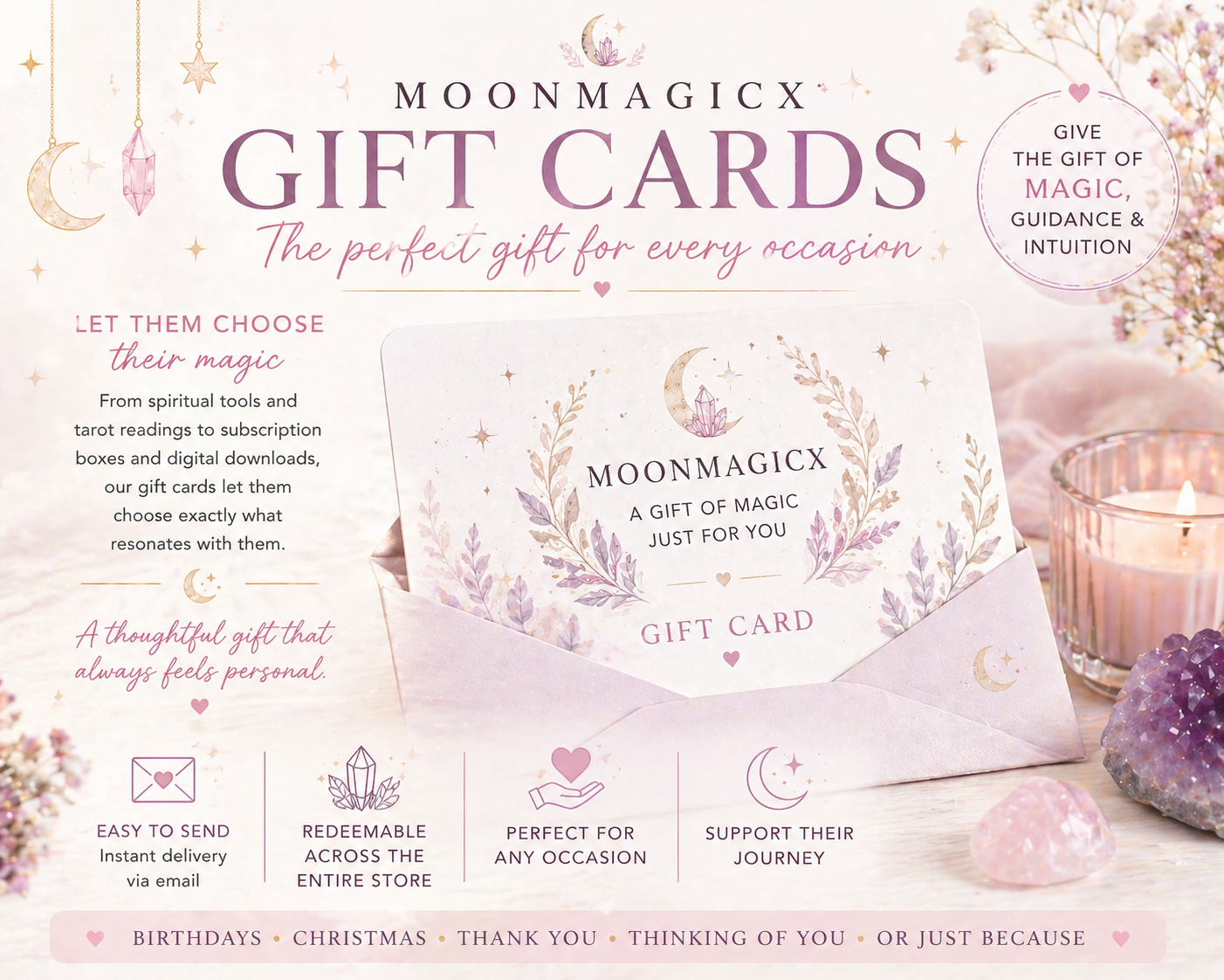 MoonMagicx Gift Card