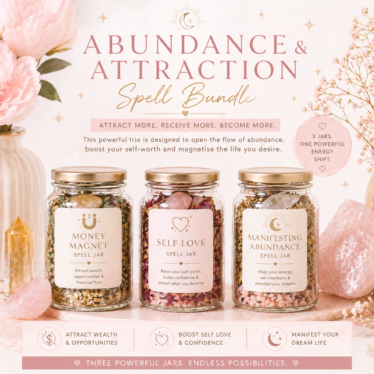 Abundance & Attraction Spell Bundle