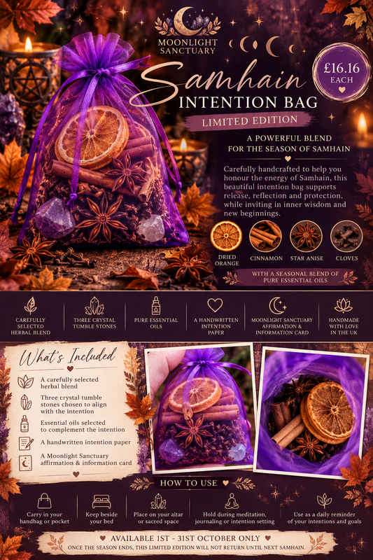 Samhain Intention Bag – Limited Edition | Moonlight Sanctuary