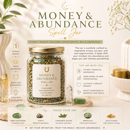 Money & Abundance Spell Jar